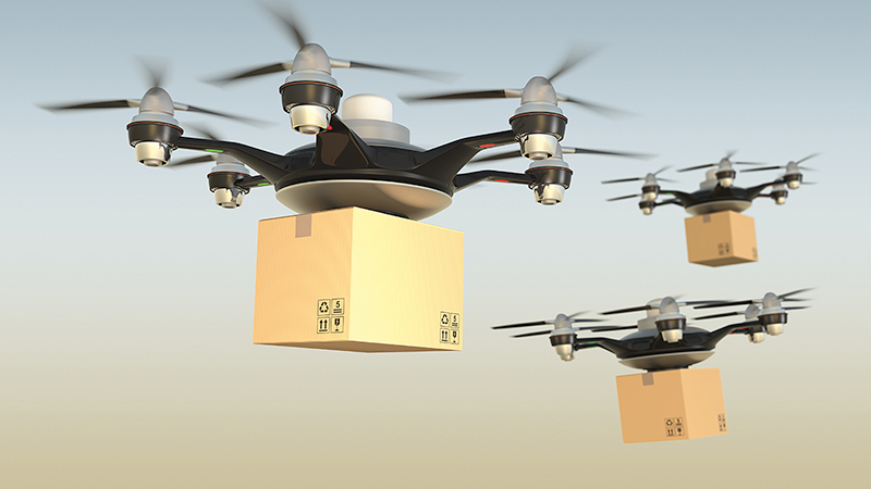 Drones take to the sky, potentially disrupting last-mile delivery
